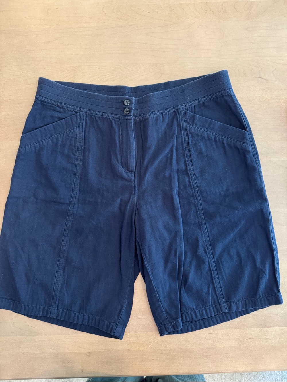 J Jill Women’s Navy 100% Cotton Shorts
